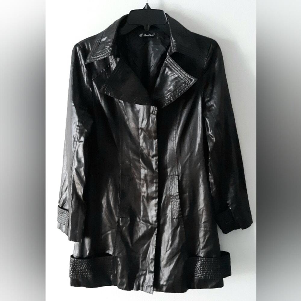 VTG Don Luce Nylon Wet Look Jacket
